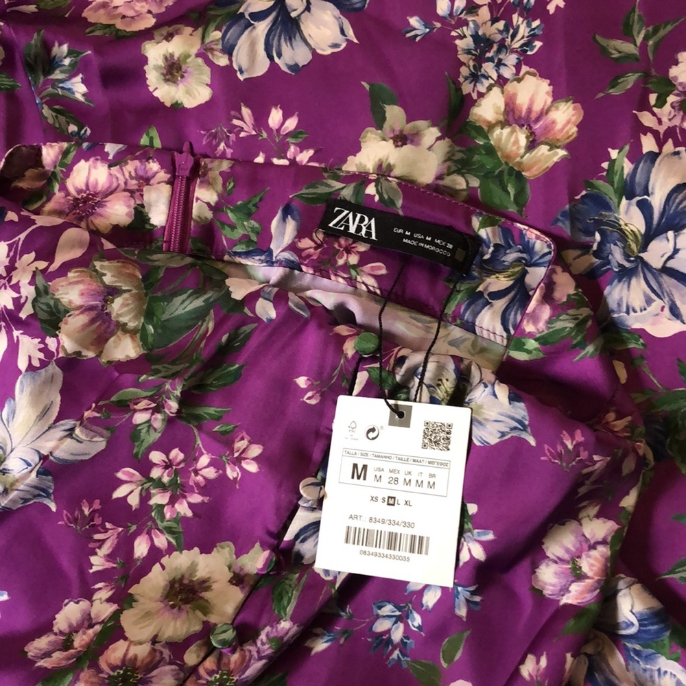 Zara floral print skirt - Picture 6 of 7